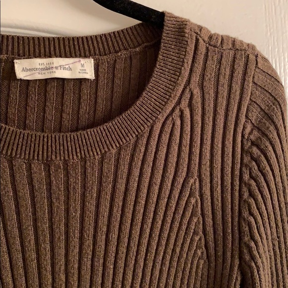 Abercrombie & Fitch Sweaters - Olive Ribbed Sweater